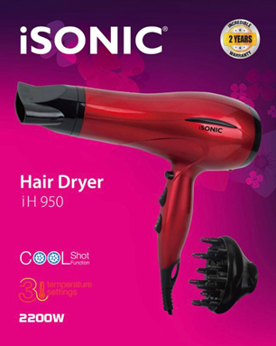 iSONIC BIG HAIR DRYER 1X12